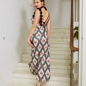 NEW NWT For Love & Lemons Vittoria Maxi Dress